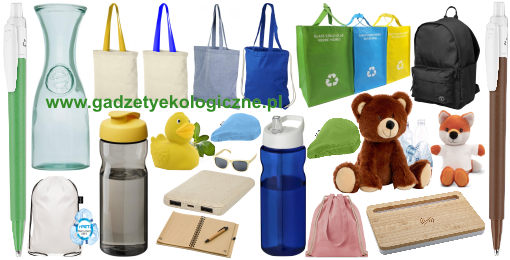 gadżety ekologiczne reklamowe bio z recyclingu